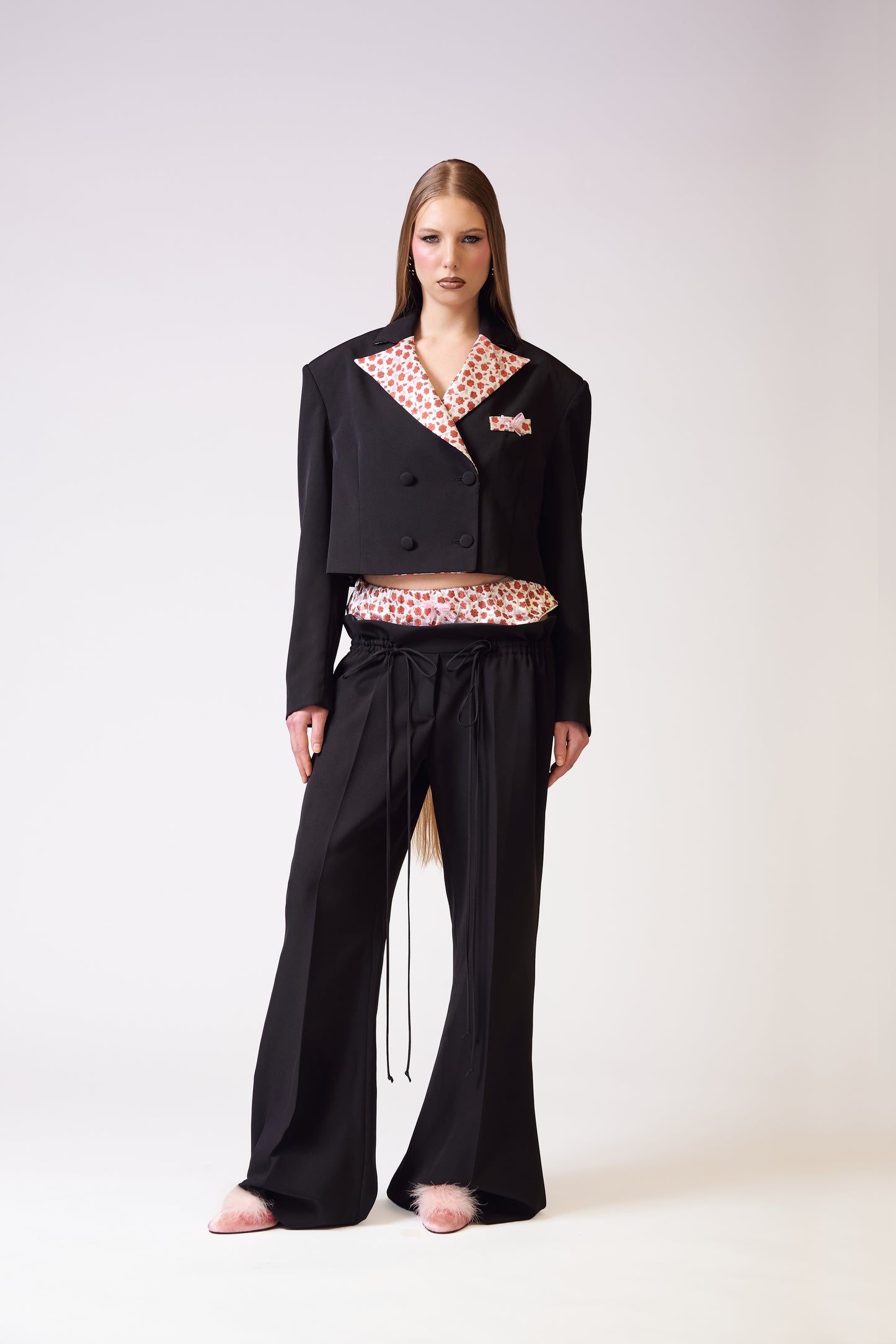 FIOCCHETTO FLARED PANTS