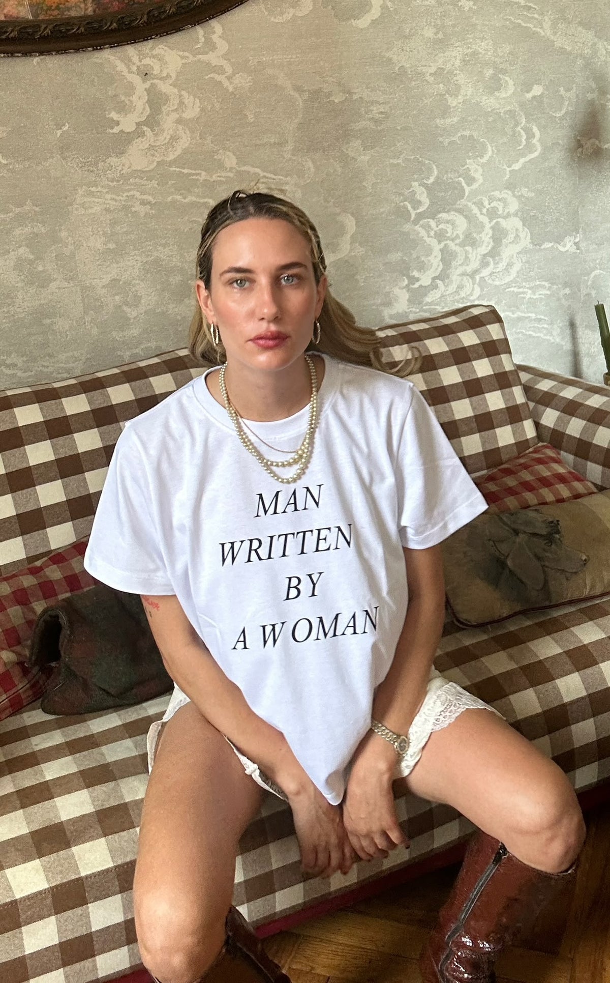 T-SHIRT “Man Written By a Woman” Giada Biaggi x Gentile Milano